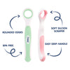 Soft and Gentle Rounded Edges Tongue Cleaner - Pack of 2