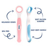 Soft and Gentle Rounded Edges Tongue Cleaner - Pack of 2