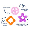 Multi Textured, Water Filled Cooling Teether - Pack of 3