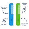 Rounded Teeth Edge Easy Grip Baby Hair Comb