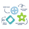 Multi Textured, Water Filled Cooling Teether - Pack of 3