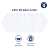 Baby Envelope Neck Full Sleeve Vest - Pack of 3