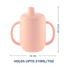 3 in 1 Sipper Cup with Spout & Straw -210 ml