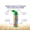 Insulated Stainless Steel Sipper Water Bottle for Kids-480 ml