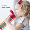 Insulated Stainless Steel Sipper Water Bottle for Kids-480 ml