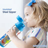 Insulated Stainless Steel Sipper Water Bottle for Kids-480 ml