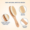 Natural Bristle Baby Wooden Brush & Comb Set