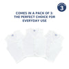 Baby Front Open Thermal Sleeveless Vest - Pack of 3