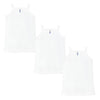 Baby Girl's Sleeveless Cotton Camisole Vest- Pack of 3