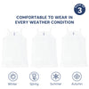 Baby Girl's Sleeveless Cotton Camisole Vest- Pack of 3