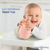 3 in 1 Sipper Cup with Spout & Straw -210 ml