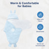 Baby Soft Fleece Hooded Wrapper Blanket