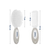 Baby Soft Bristle Hair Brush & Rounded Teeth Comb Set