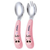 Stainless Steel Spoon & Fork Set with Travel Case